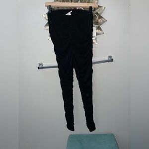 Bar III Black Textured Leggings